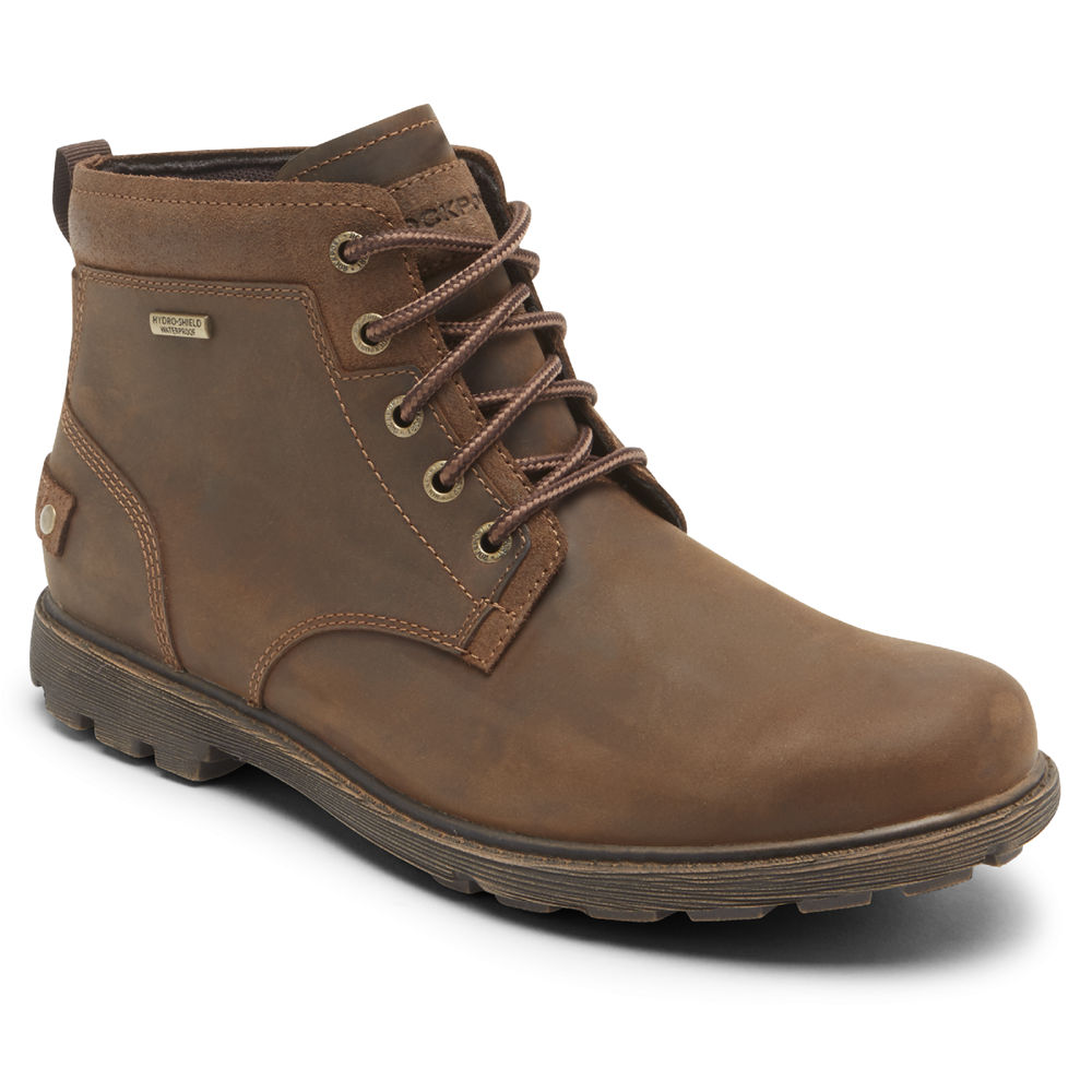 Botas Rockport Homem Marrom - Rugged Bucks 2 Chukka - 34082FPWL